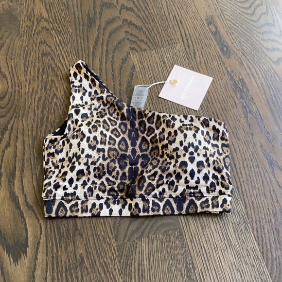 NWT Dreya Leopard One Shoulder SportsBra - Picture 2 of 6